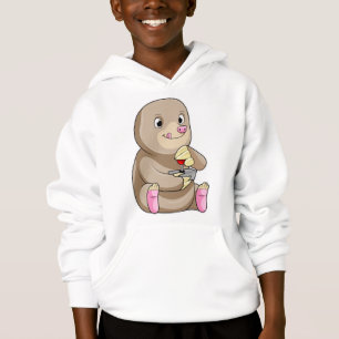 Mole as Gamer mit Joystick Hoodie