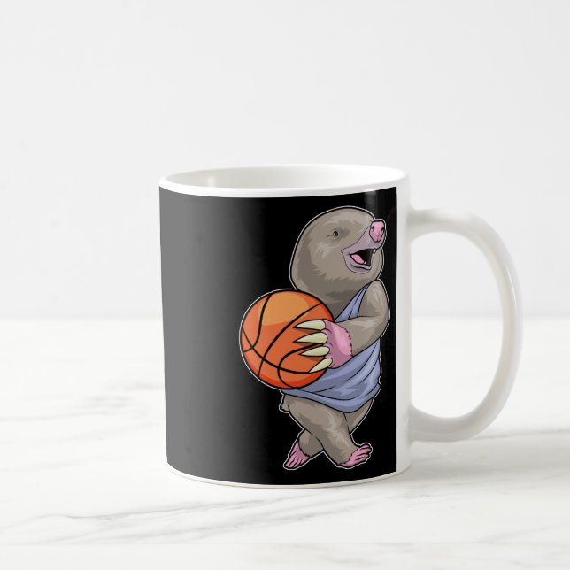 Mole Basketball Basketball Basketball Kaffeetasse (Rechts)