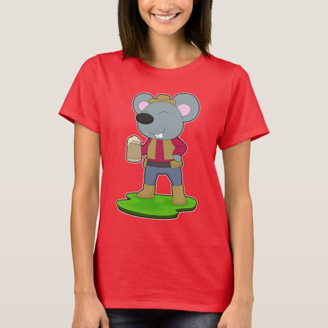 Mole Beer mug Beer T-Shirt (Vorderseite)