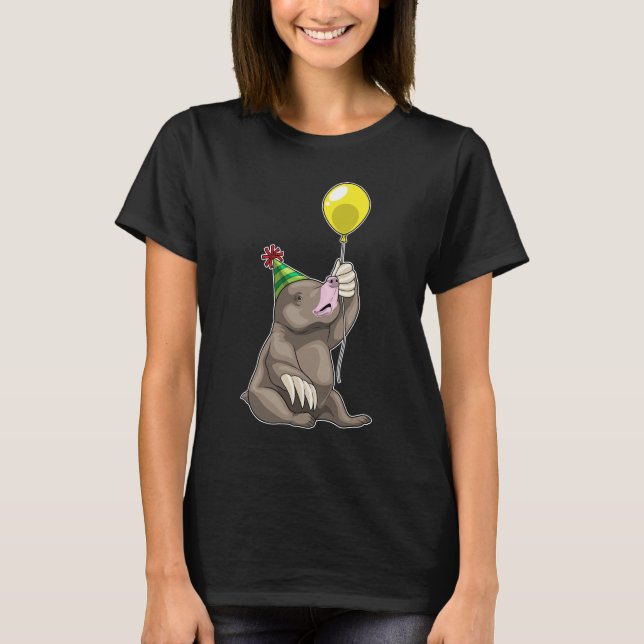 Mole Birthday Balloon T-Shirt (Vorderseite)
