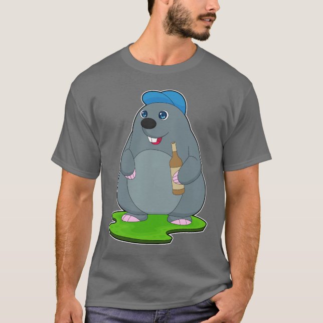 Mole Bottle Beer T-Shirt (Vorderseite)