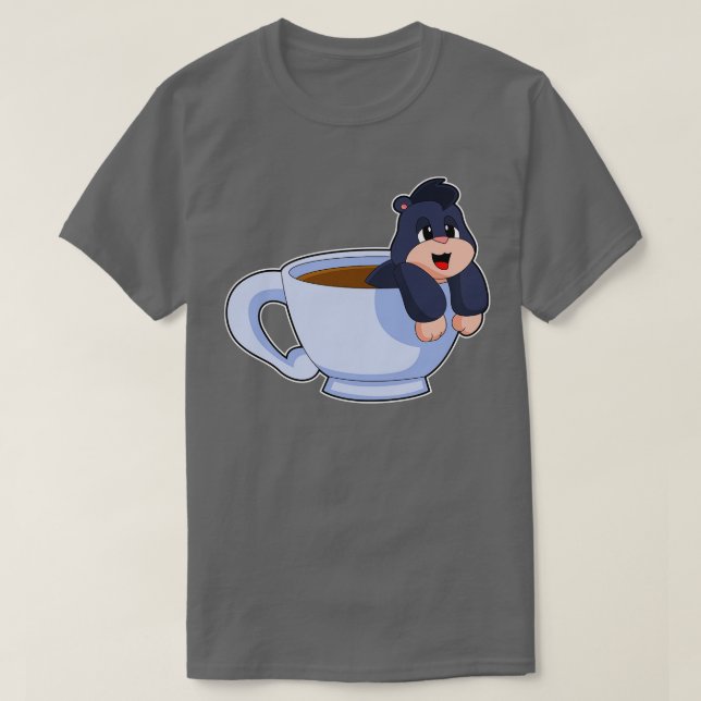 Mole Coffee Cup T-Shirt (Design vorne)