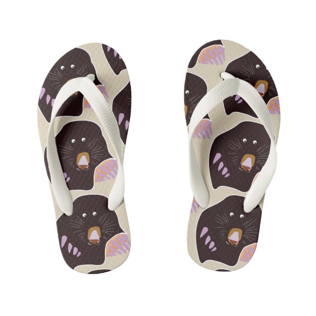 Mole Custom Flip Flops, Kinder Kinderbadesandalen (Fußbett)