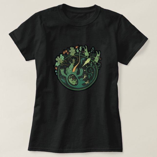 Mole-Dunkelheits-T - Shirt (Design vorne)