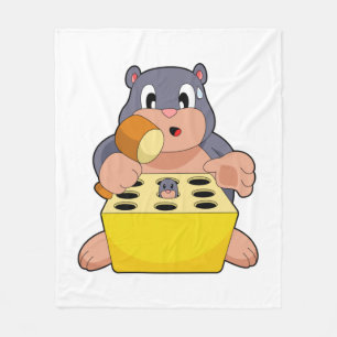 Mole Game Fleecedecke