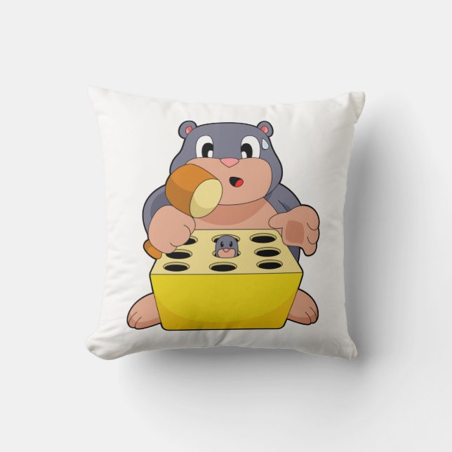 Mole Game Kissen (Vorderseite)