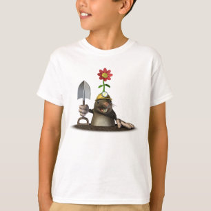 Mole grabende ein Loch-T - Shirts