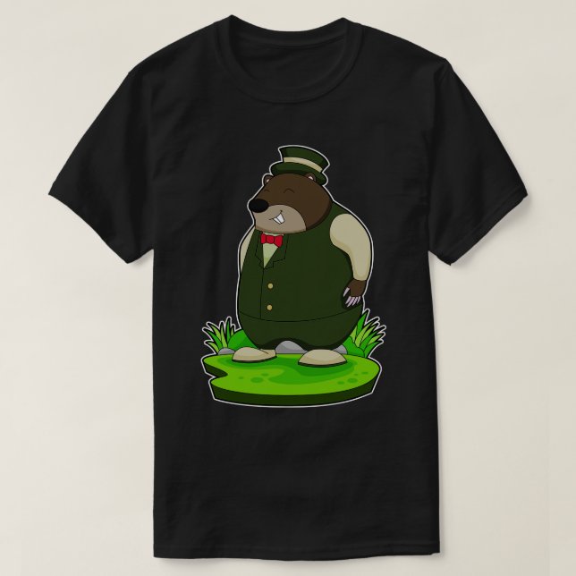 Mole Groom Jacket Wedding T-Shirt (Design vorne)