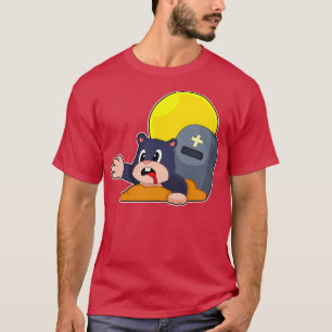 Mole Halloween Grave T-Shirt