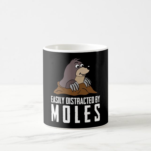 Mole Joke Saying Moles Kaffeetasse (Mittel)