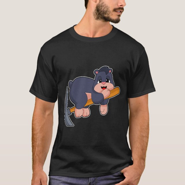 Mole Miner Pickaxe T-Shirt (Vorderseite)