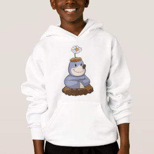 Mole mit Daisy-Blume Hoodie