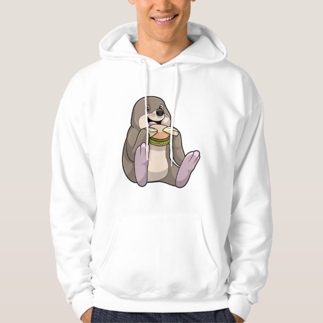 Mole Restaurant Burger Hoodie (Vorderseite)