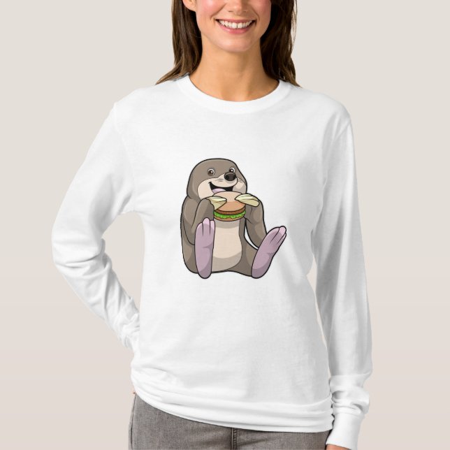 Mole Restaurant Burger T-Shirt (Vorderseite)