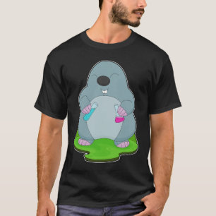 Mole Scientist Teströhre T-Shirt