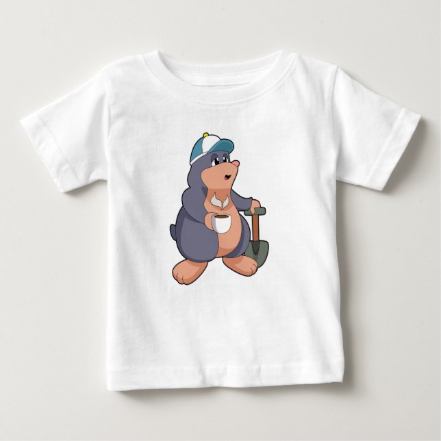 Mole Shovel Baby T-shirt (Vorderseite)