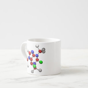 Molecule 3-D Rendering Espressotasse