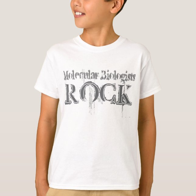 Molekularbiologe-Felsen T-Shirt (Vorderseite)