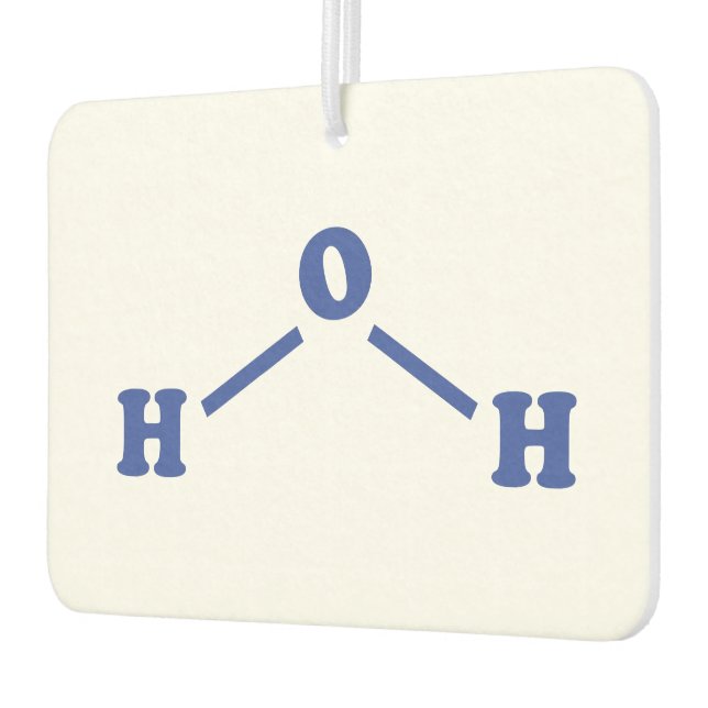 Molekulare chemische Formel Autolufterfrischer (Links)