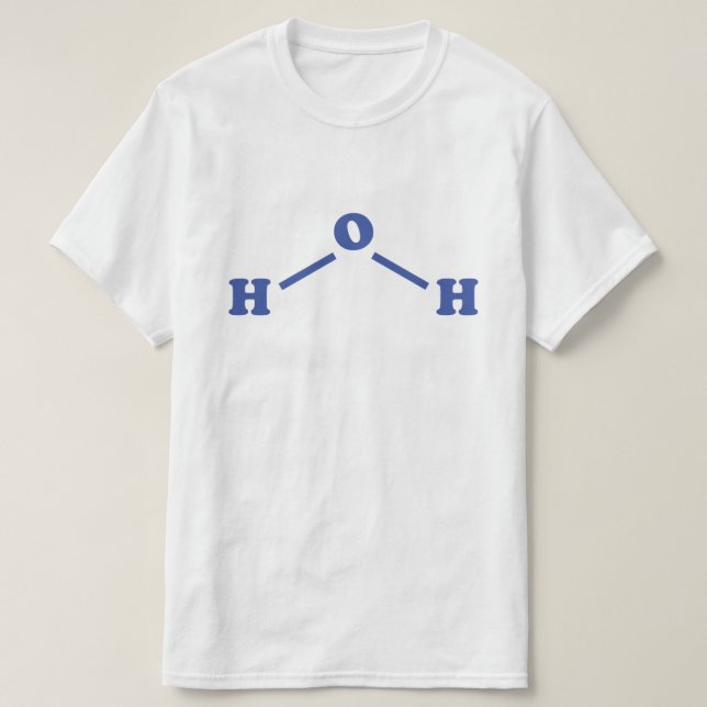 Molekulare chemische Formel T-Shirt (Design vorne)