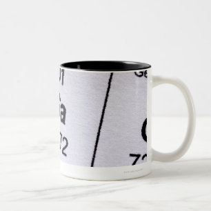 Molekulare Formel des Galliums Zweifarbige Tasse