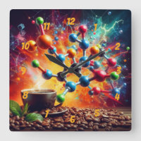 Molekulare Koffeinstruktur - Art-Kaffee der Wissen