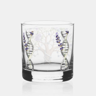 Molekularer Stammbaum der Lebenschemie und Biologi Whiskyglas