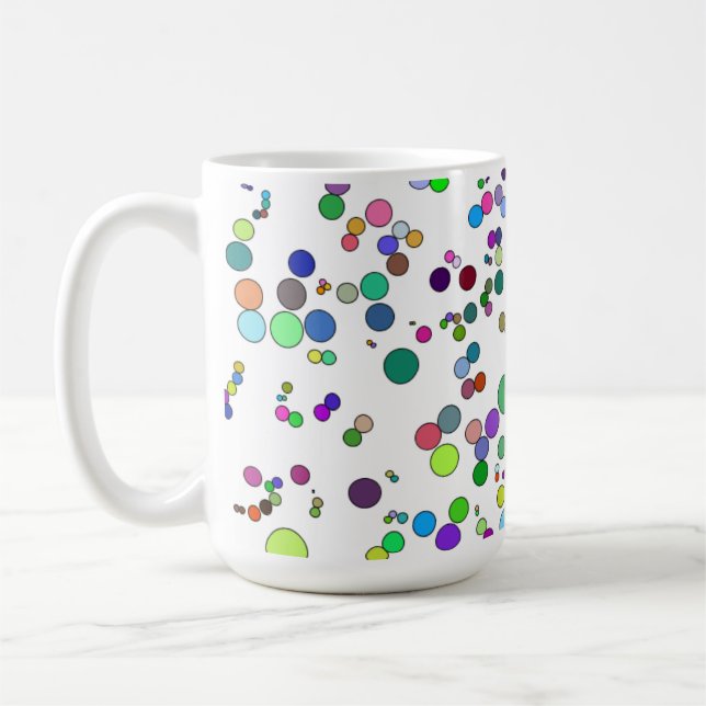 Moleküle 15 oz Tasse (Links)