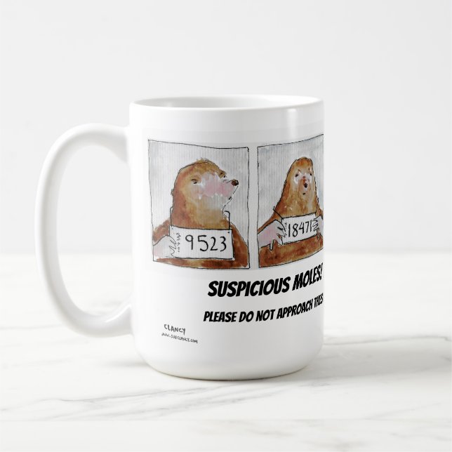 Moles douteux Contactez le dermatologue Mug (Gauche)