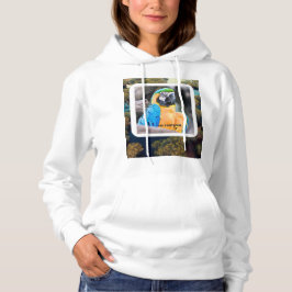Moletom Feminino Básico com capuz Arara Hoodie
