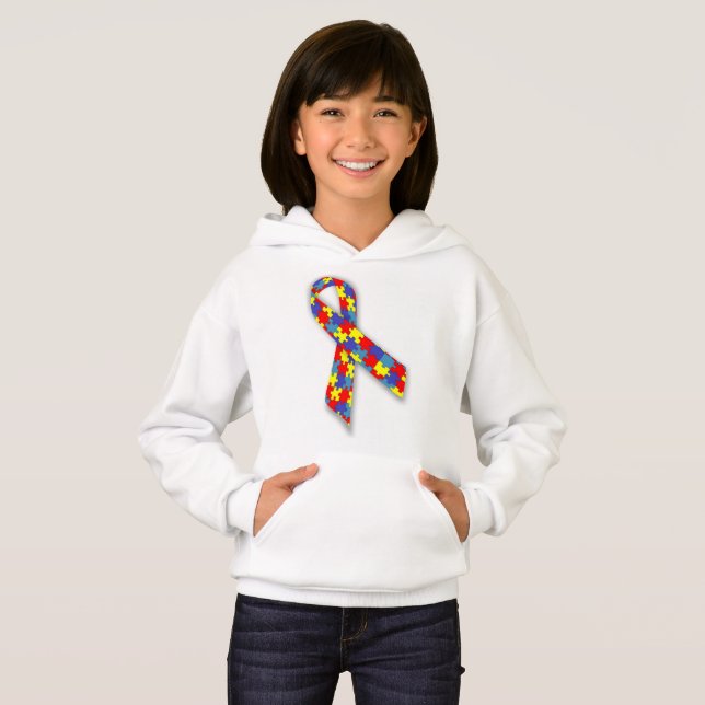 Moletom Infantil Feminino com Capuz Laço Hoodie (Vorne ganz)