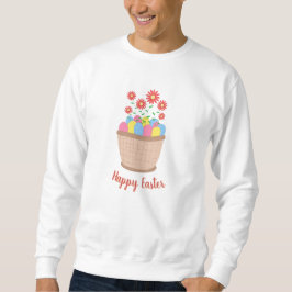 Moletom masculino de Páscoa (Happy Easter) Sweatshirt