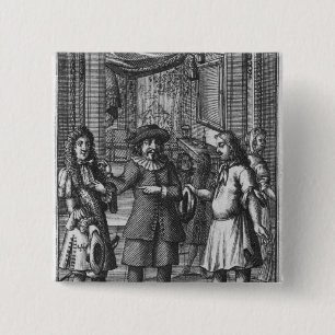 Moliere als Harpagon, Frontispizillustration Button