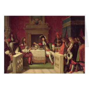 Moliere, das mit Louis XIV 1857 speist