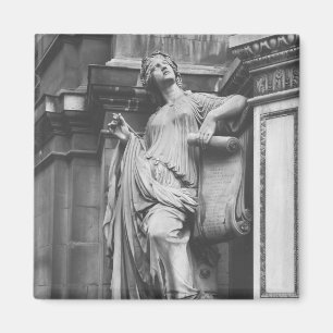 Moliere Fountain, Light Comedy, 1844 Magnet