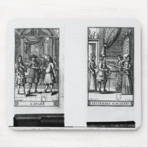 Moliere, Frontispiz für 'das Miser Mousepad