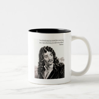 Moliere - man sollte für ein L sehr sich Zweifarbige Tasse