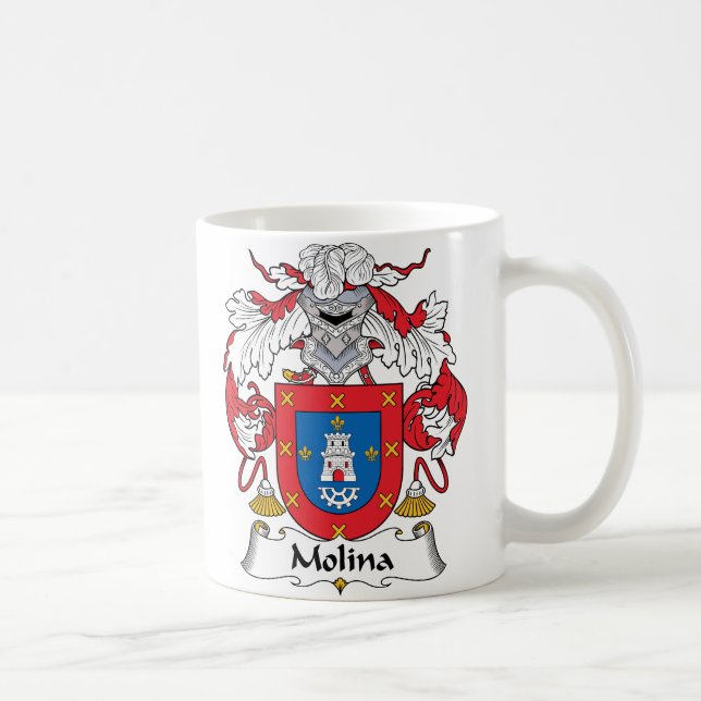 Molina Familienwappen Kaffeetasse (Rechts)