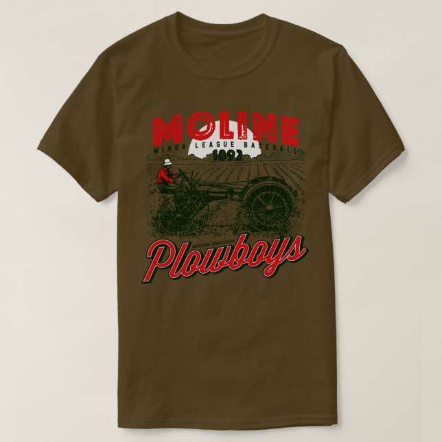 Moline Plowboys T-Shirt (Design vorne)