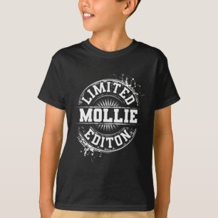 Mollie limitierte Auflage lustiger personalisierte T-Shirt