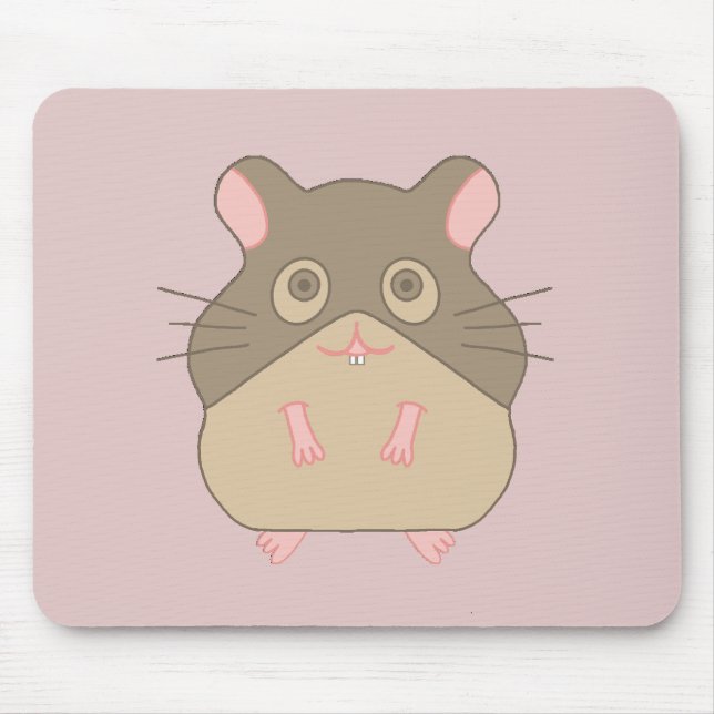 Molliger Hamster Mousepad (Vorne)
