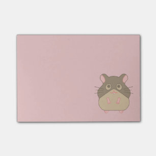 Molliger Hamster Post-it Klebezettel
