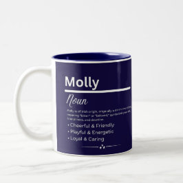 Molly, Girl Personalized Name Definition Mug