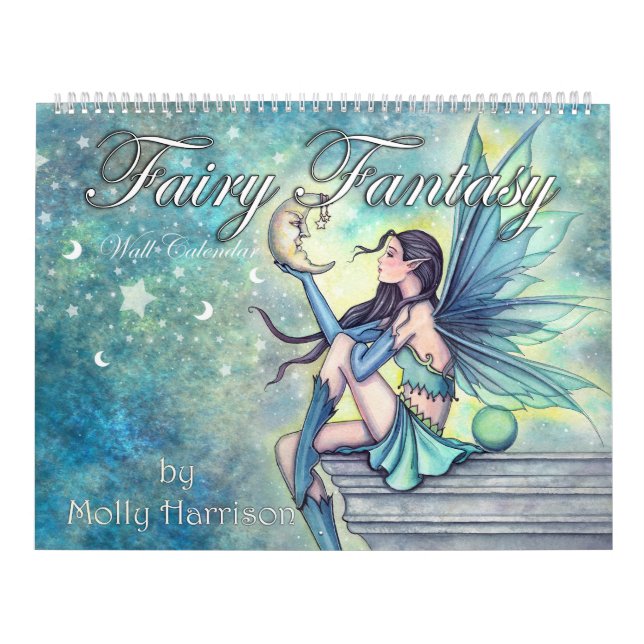 Molly Harrison Calendrier des fées Imaginaire Art (Protection)