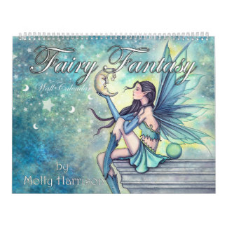 Molly Harrison Calendrier des fées Imaginaire Art