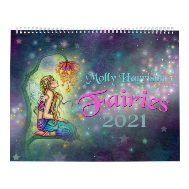 Molly Harrison Fairies 2021 Wall Calendar Kalender (Titelbild)