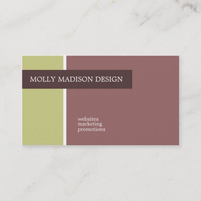 Molly Madison Business Cards Visitenkarte (Vorderseite)