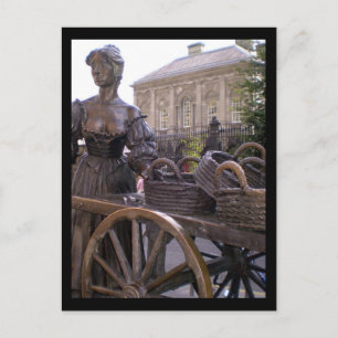 molly malone dans la carte postale de dublin