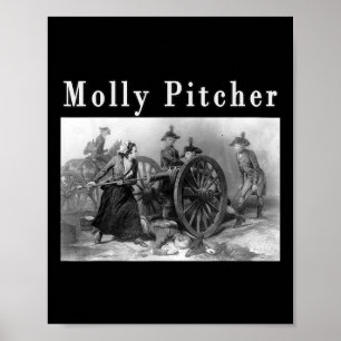 Molly Pitcher Mary Ludwig American Revolutionary W Poster
