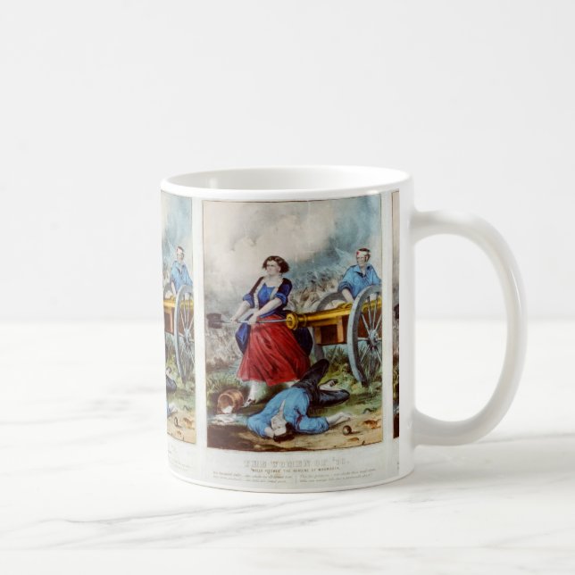 'Molly Pitcher' - Mug révolutionnaire de guerre (Droite)